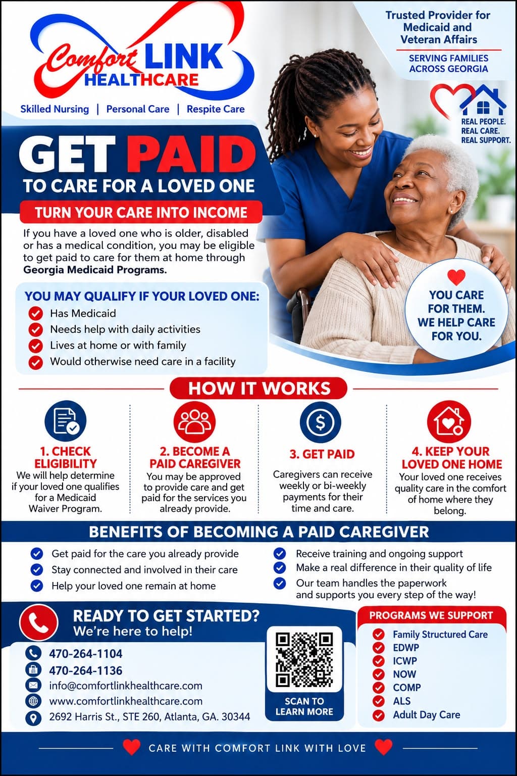 Family Caregiver Program flyer