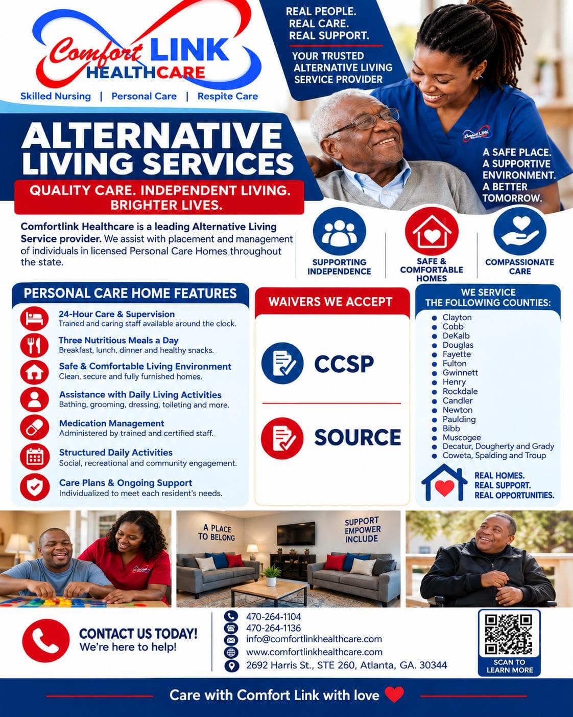 Resident Placement Services flyer